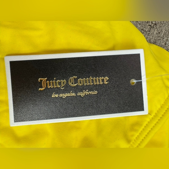 Juicy Couture NWT Halter Swim Dress Grapefruit Neon Yellow Size XS - Picture 6 of 10